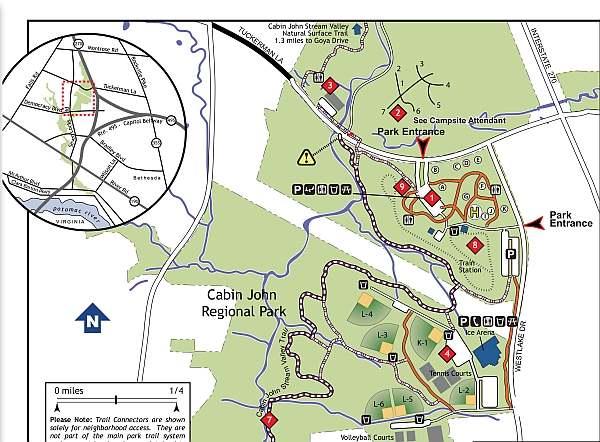 Pavilion Locator Map